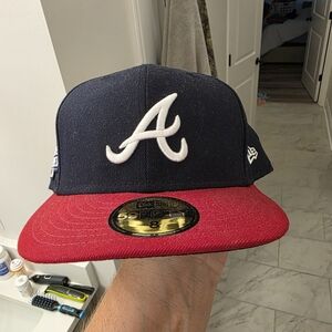 New Era Navy and Red Baseball Cap